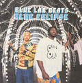 Black t-shirt with graphic design of two people and text 'Blue Lab Beats Blue Eclipse' Cover art of Blue Lab Beats forth album.